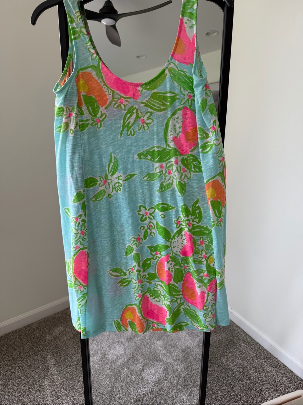 Lily Pulitzer Cover Up in Aqua and Pink